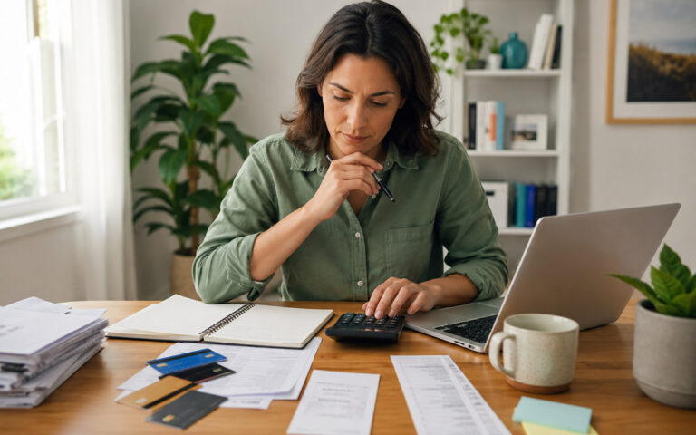 How to Create a Debt Payoff Plan That Fits Your Budget woman debt payoff plan